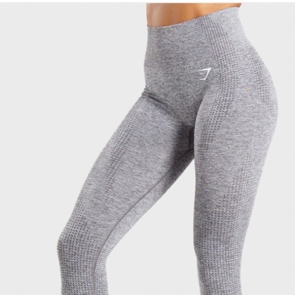 Gymshark Vital Seamless Leggings - Smokey Grey Marl